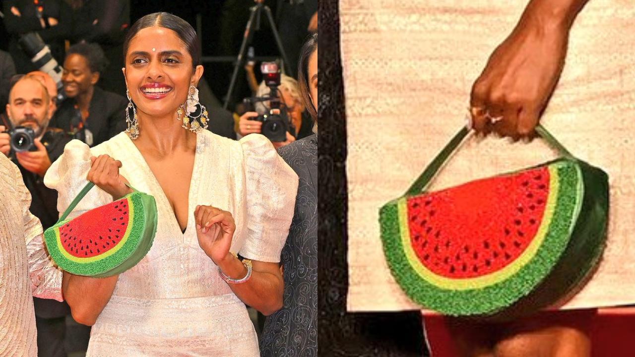 Cannes 2024: 'All We Imagine…’ star Kani Kusruti shows solidarity with Palestinians flaunts watermelon-shaped bag