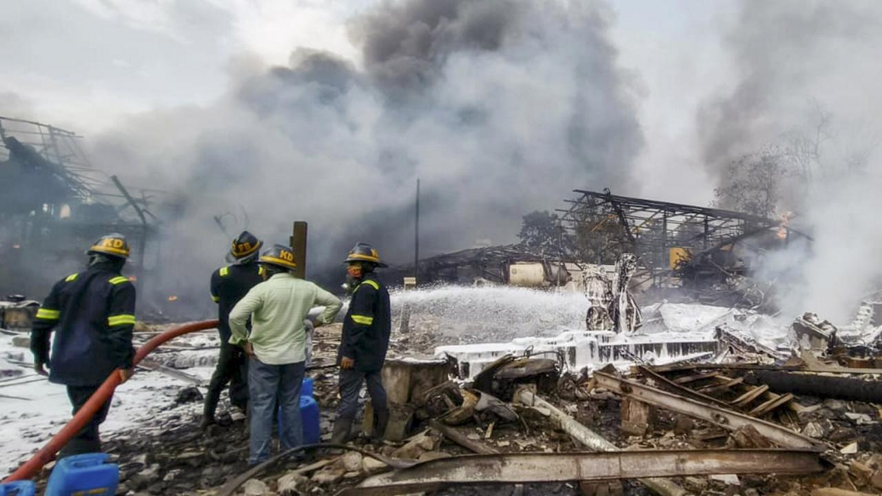 IN PHOTOS: Massive fire breaks out at Dombivli factory; 4 killed, 48 injured
