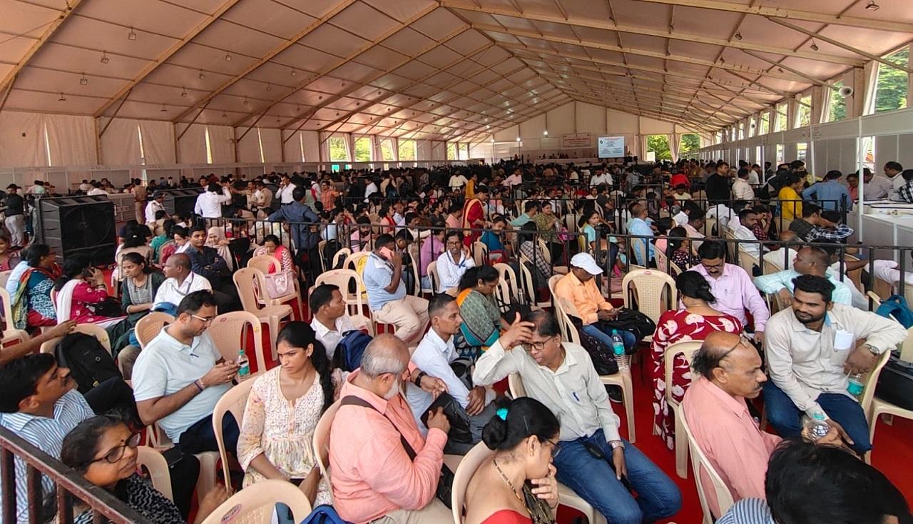 Security forces have intensified vigil in Mumbai, a day before the metropolitan city is set to go into polls in the fifth phase of the ongoing Lok Sabha elections on Monday (May 20)