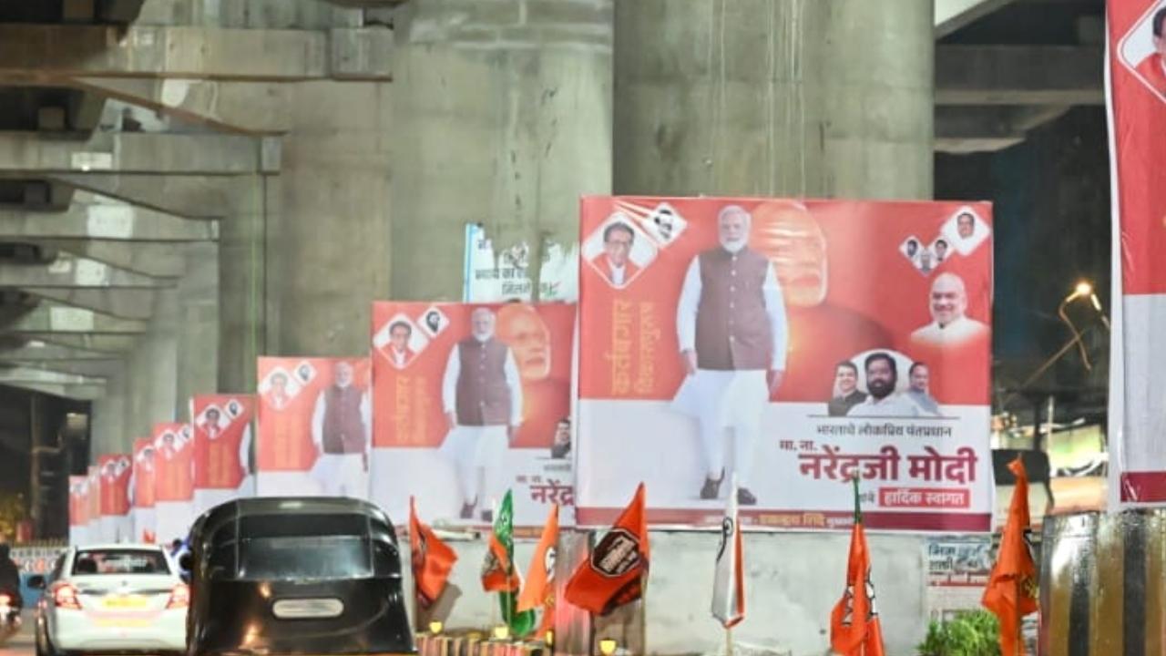 The police said, due to this congregation on such a large scale on L.B.S. Road, the movement of vehicular traffic will be effected on adjoining roads in the vicinity of L.B.S. road