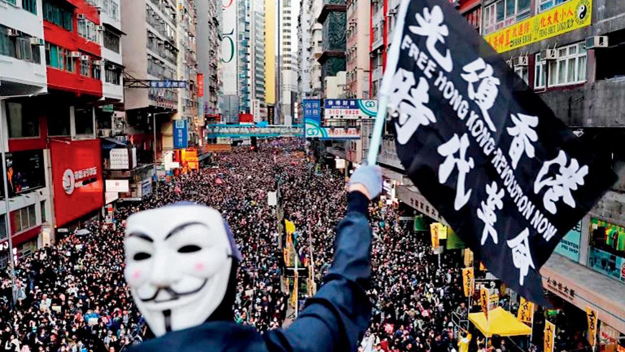 Hong Kong bans protest song; will monitor for non-compliance