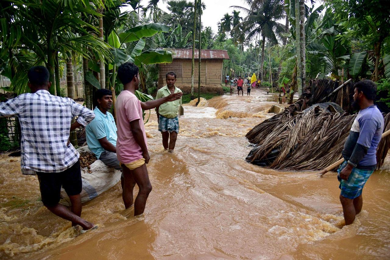 The ASDMA report said that, one person died in Karimganj district while two people are missing in Cachar district