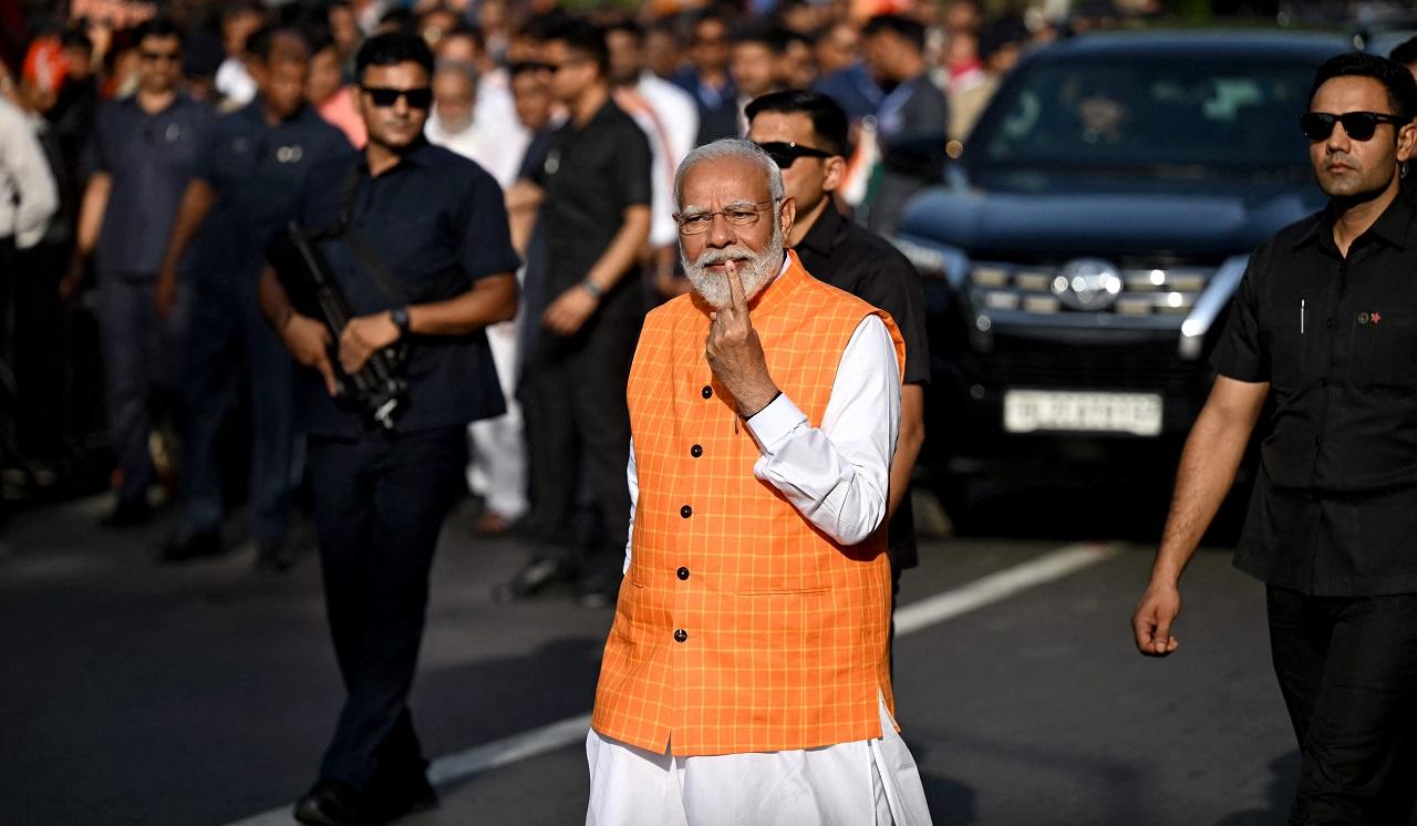 After casting his vote in the third phase of Lok Sabha polls, Prime Minister Narendra Modi emphasised the importance of 'Daan' in our country and said that India's election process and election management are examples for the world's democracies to learn from