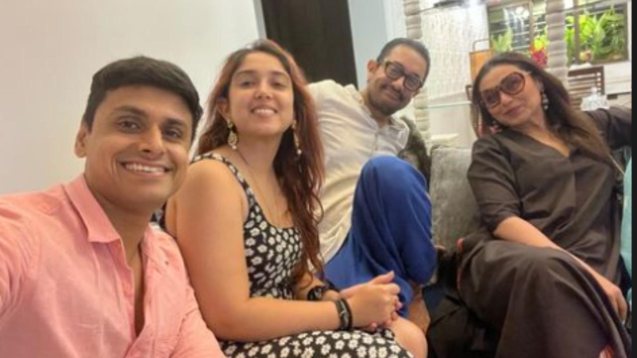 Reunion Time! Rani Mukerji enjoys gala time with Aamir Khan, Ira and Nupur