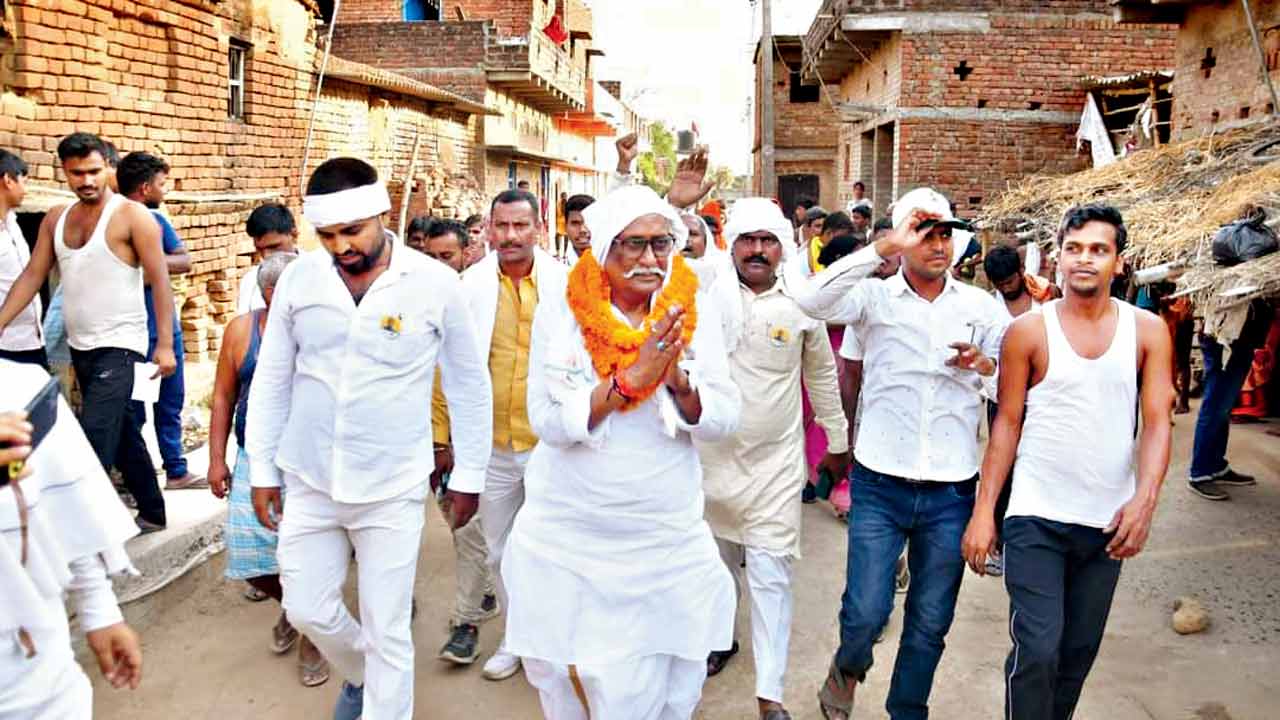 Chandeshwar Prasad, who is contesting the Jehanabad Lok Sabha seat on a JD(U) ticket