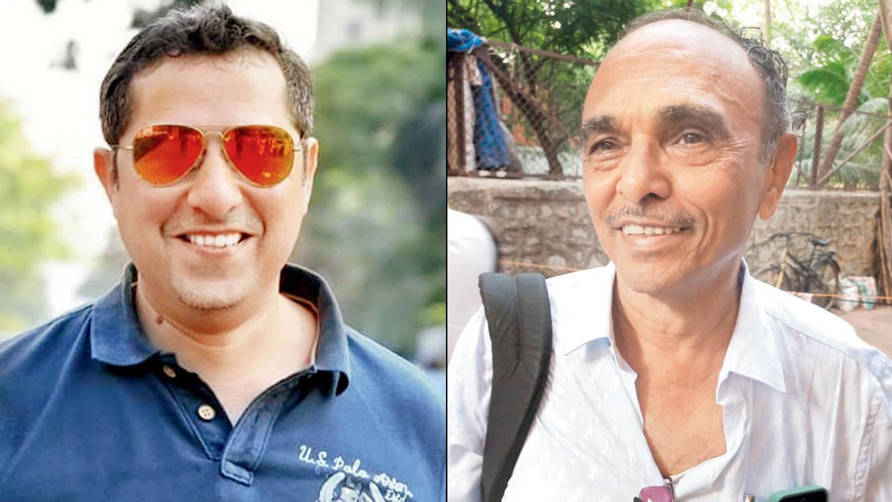 Karan Jotwani, Metro commuter (right) Harish Shah, commuter