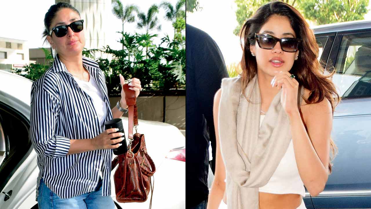 Kareena Kapoor Khan and Janhvi Kapoor