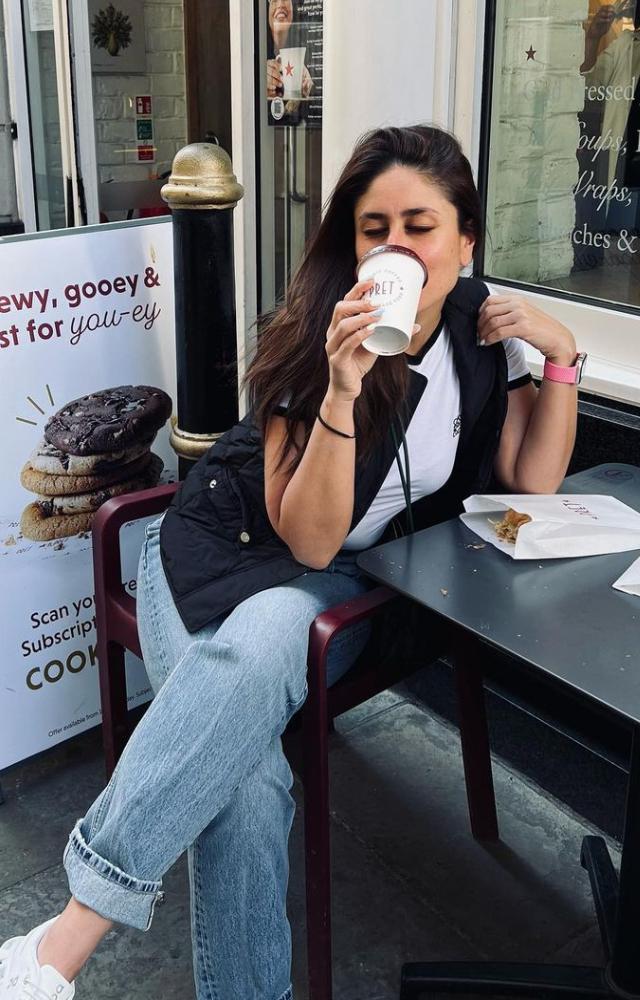 The actress keeps sharing pictures on her Instagram while enjoying yummy dishes