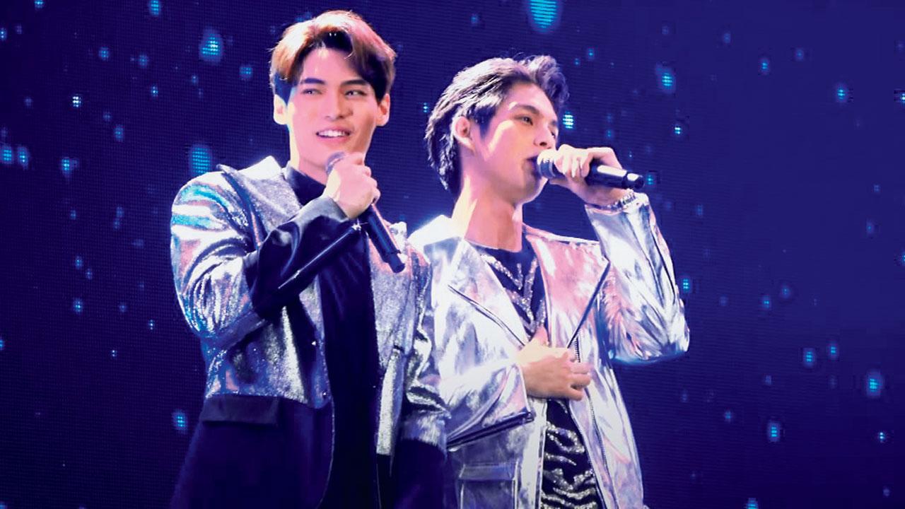 Thai duo Win and Bright perform at an earlier edition of the fan fest.  PIC COURTESY/YOUTUBE
