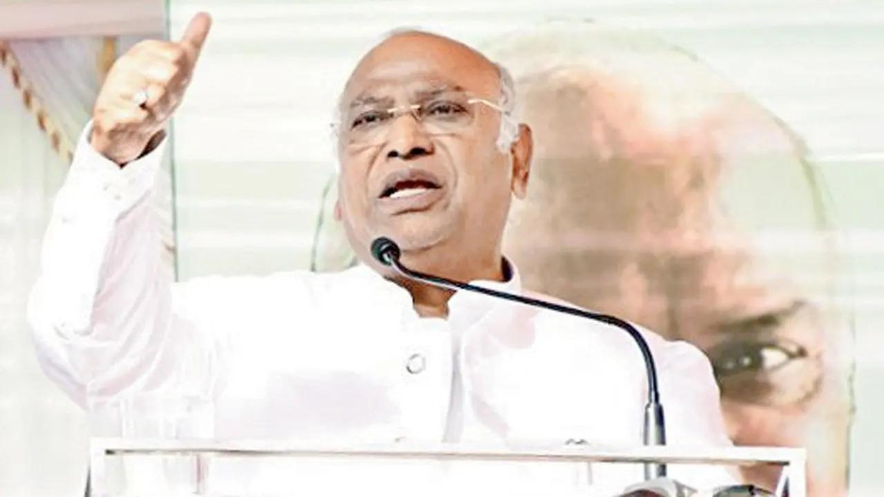 Mallikarjun Kharge. File Pic/PTI