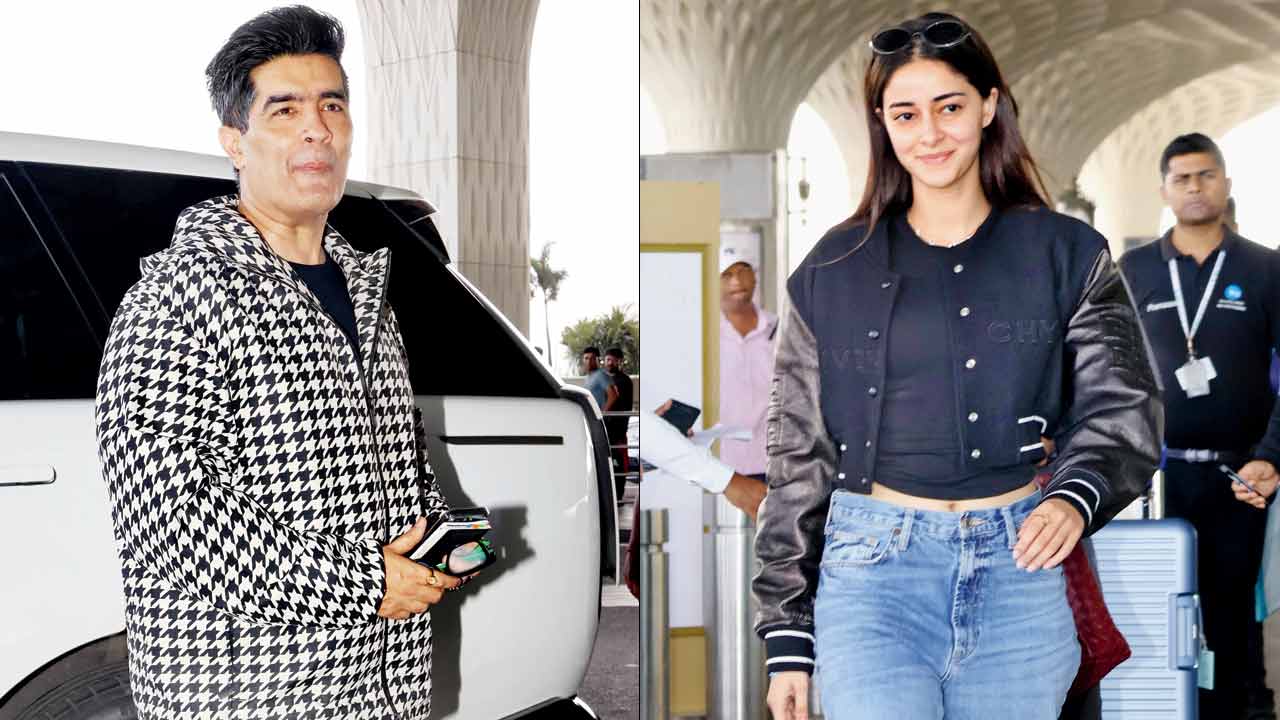 Manish Malhotra and Ananya Panday