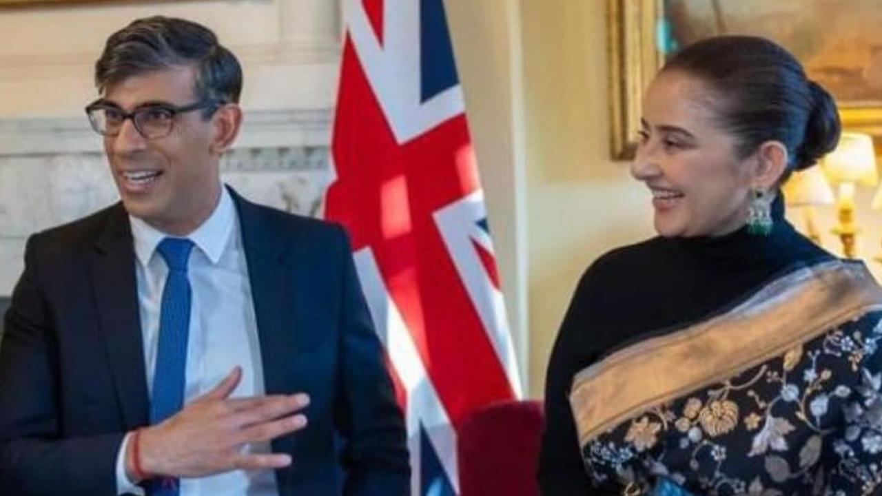 Manisha Koirala meets UK Prime Minister Rishi Sunak to celebrate United Kingdom - Nepal relations