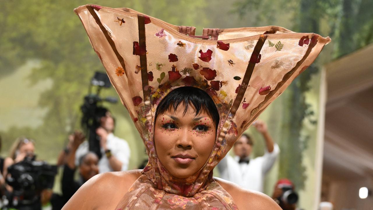 US singer Lizzo arrives for the 2024 Met Gala at the Metropolitan Museum of Art on May 6 in New York