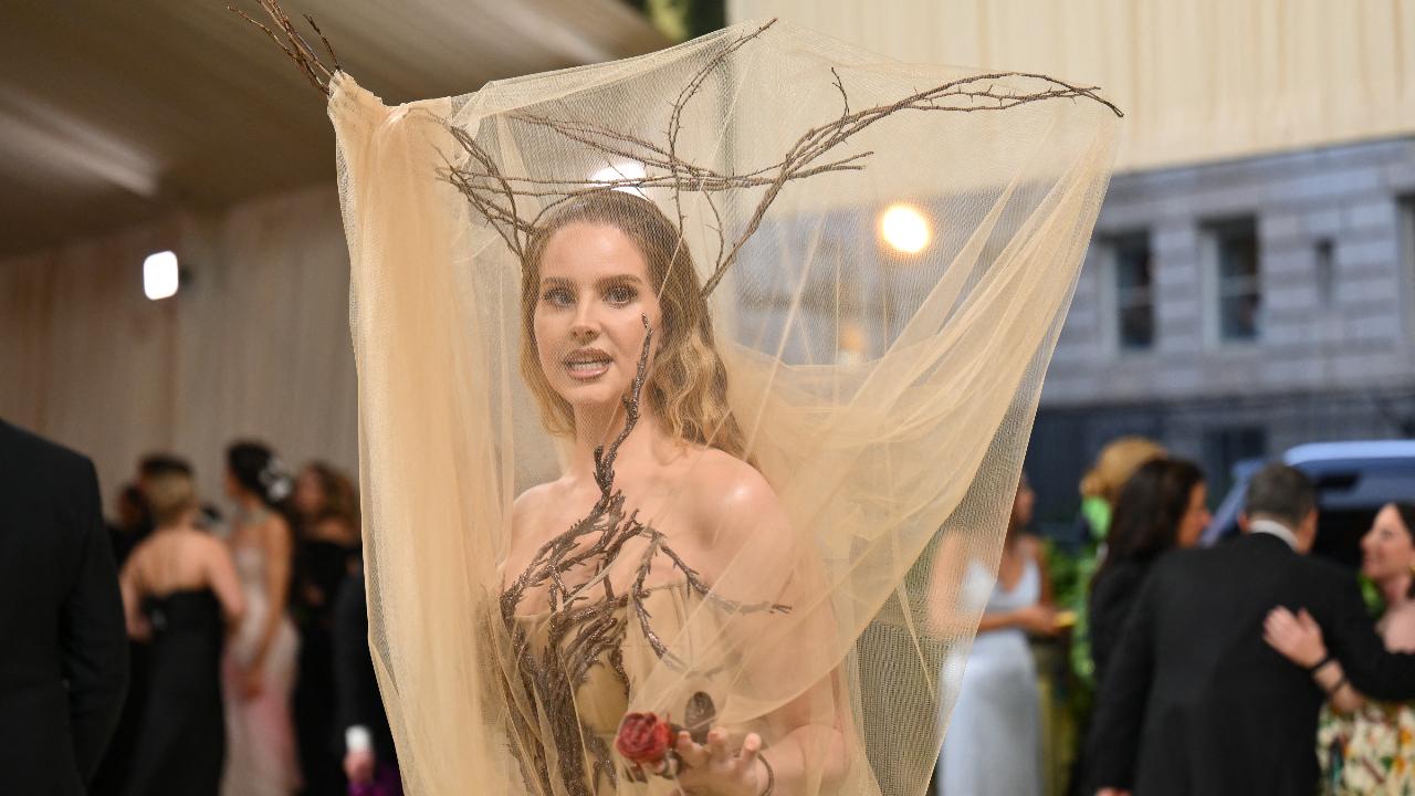 US singer Lana Del Rey arrives for the 2024 Met Gala at the Metropolitan Museum of Art on May 6