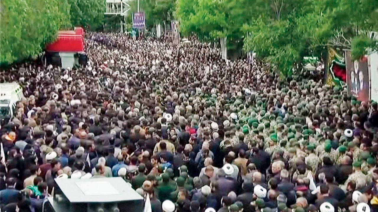 Mourners begin days of funerals for Iran’s president
