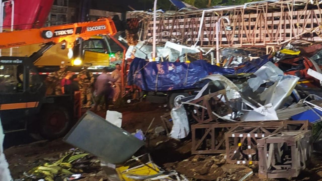 Efforts are underway to pull two more big girders using hydraulic cranes, and once this is done, the NDRF will be able to find out if more people are trapped inside, he said