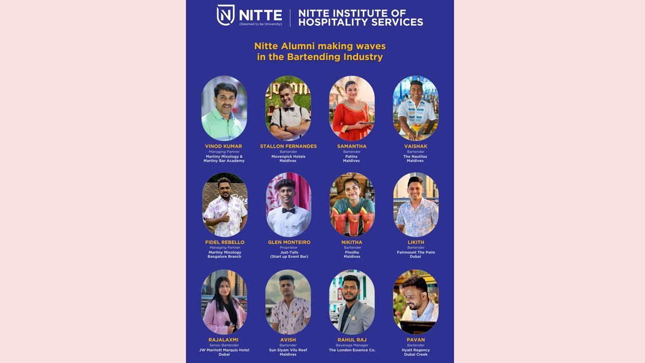 Nitte Institute of Hospitality Services Exploring the World of Bartending as a Career Choice