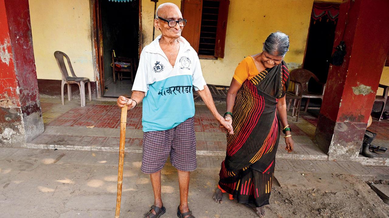 Pundlik Gore, 82 and his wife Janku, 77