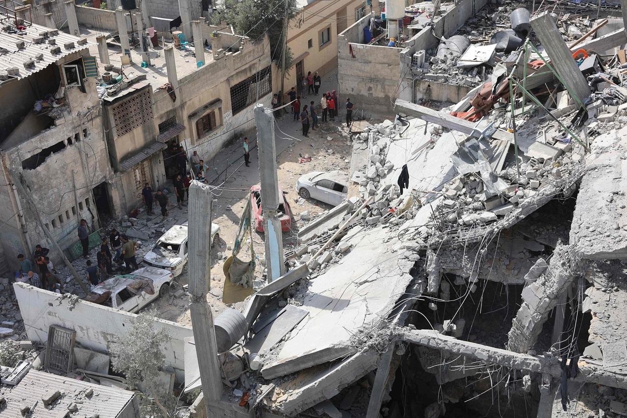 It said more than 650 trucks are waiting on the Gaza side of Kerem Shalom to be retrieved, blaming 