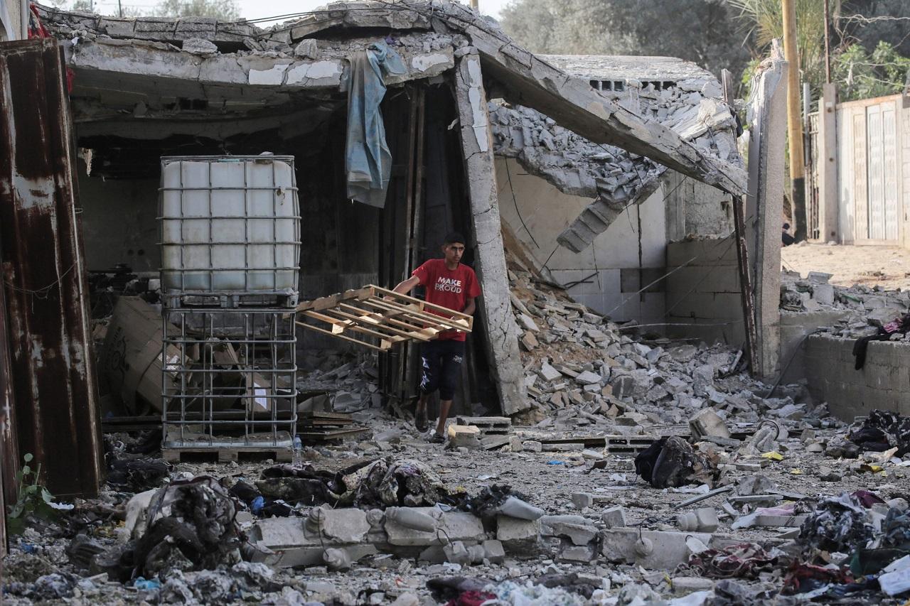 The U.N. has not specified how many people stayed in Rafah since the Israeli military began its intensified ground and air campaign there two weeks ago, but apparently several hundred thousand Palestinians remain. The U.N.'s World Food Program said it was also running out of food for central Gaza, where hundreds of thousands of people sought shelter in a chaotic exodus after fleeing Rafah, setting up new tent camps or crowding into areas already devastated by previous Israeli offensives