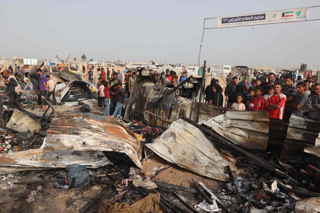 According to the IDF, the area of the compound had been used for Hamas activities. Just 47 meters away from the site of the strike was a rocket launcher and launching pit. The compound was one kilometer away from the humanitarian zone and the IDF said it used two small munitions to prevent collateral damage in the nearby camp. The IDF stressed that the 17-kilogram warheads used were not powerful enough on their own to trigger the fire