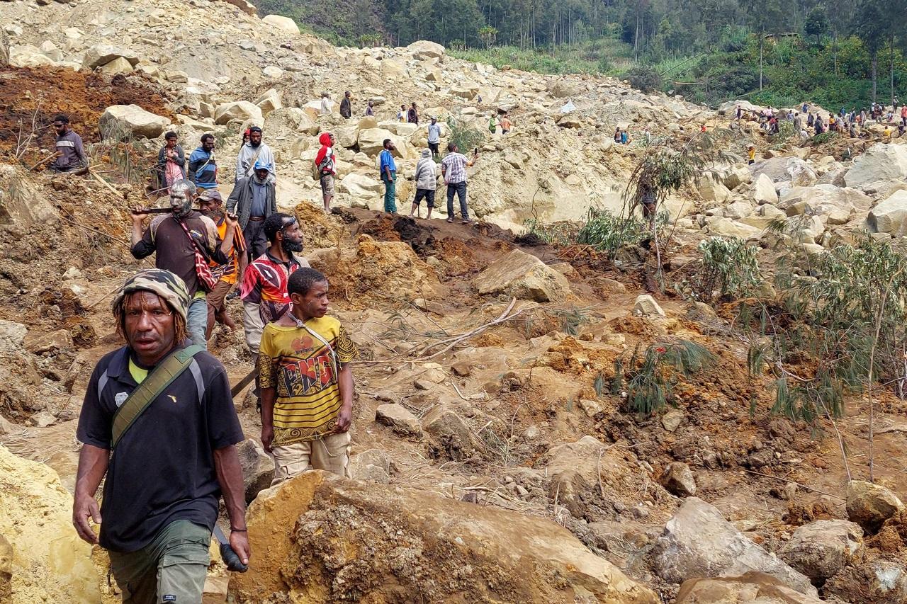 Heavy rain fell for two hours overnight in the provincial capital of Wabag, 60 kilometers (35 miles) from the devastated village. A weather report was not immediately available from Yambali, where communications are limited