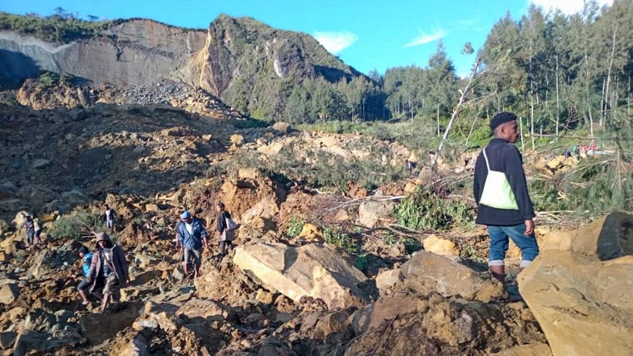 The landslide blocked the road between Porgera and the village, she said, raising concerns about the town's supply of fuel and goods