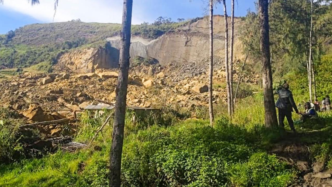 Elizabeth Laruma, who runs a women's business association in Porgera, a town in the same province near the Porgera Gold Mine, said houses were flattened when the side of a mountain gave way