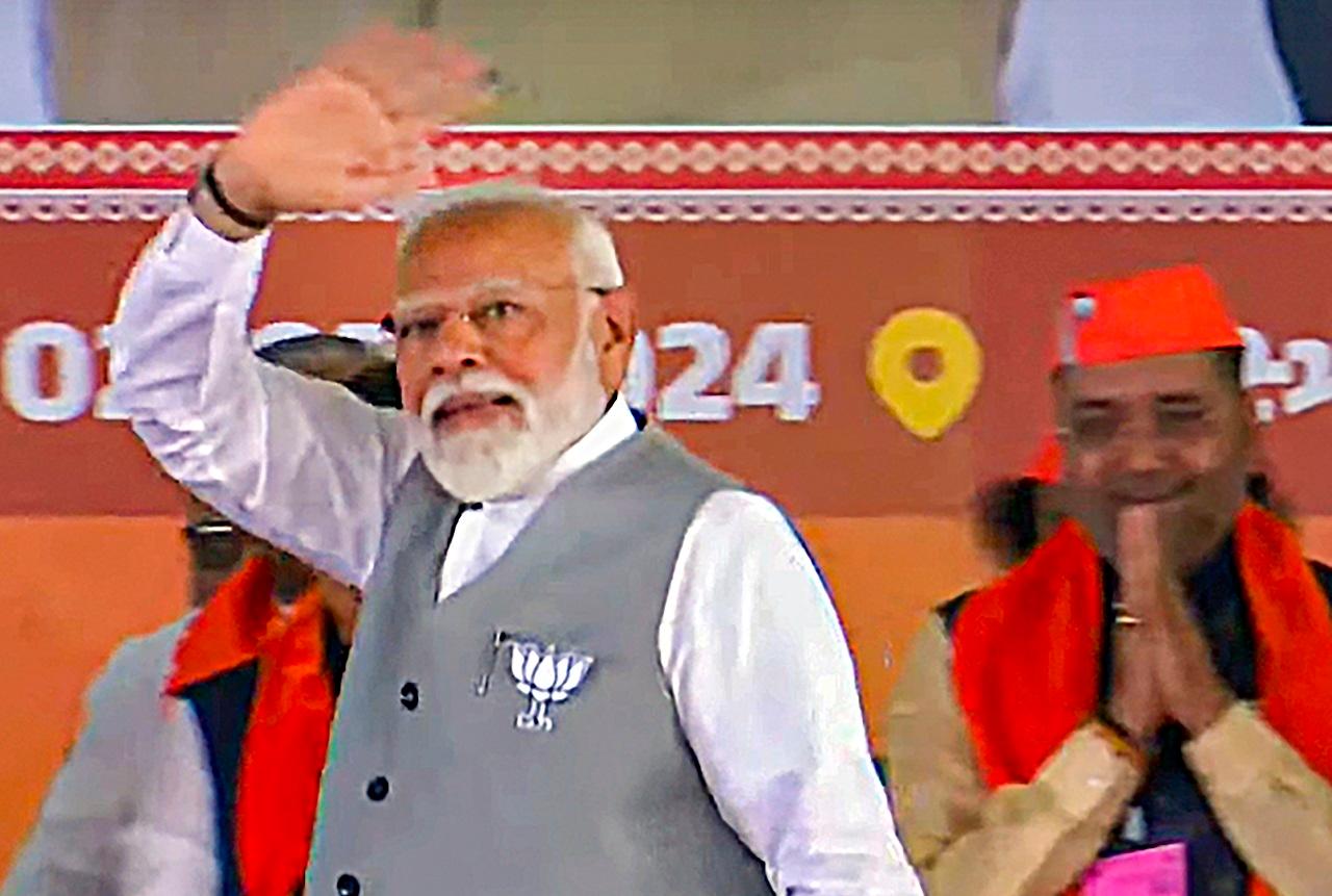 Addressing a mega election rally in Anand town of central Gujarat in support of Bharatiya Janata Party's candidates for Anand and Kheda Lok Sabha seats, he also alleged that Congress wants to change India's Constitution to provide reservation of Scheduled Caste, Scheduled Tribe and Other Backward Classes (OBC) communities to Muslims