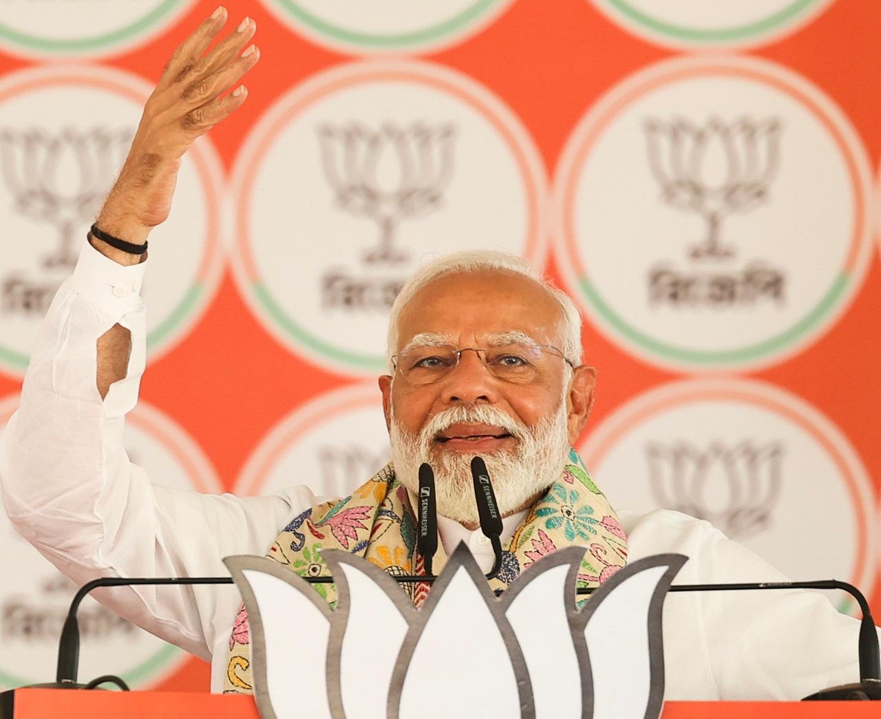 Prime Minister Narendra Modi asserted that Congress' tally in the Lok Sabha polls will be an 