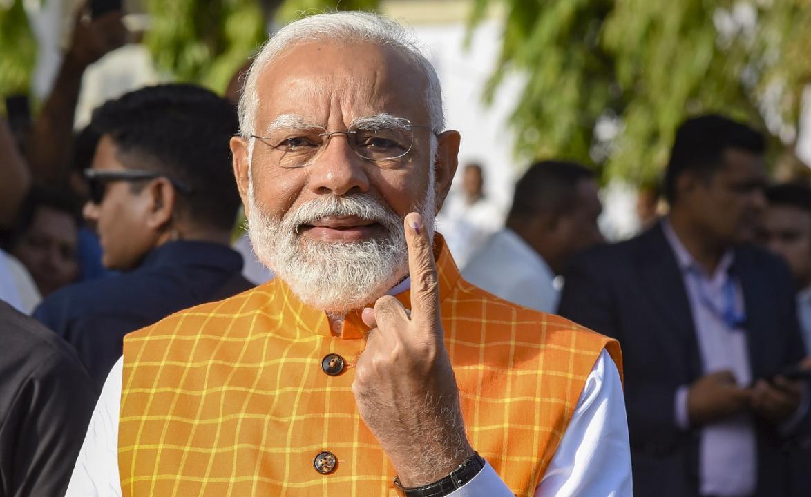 Lok Sabha elections 2024: India's election process is an example for world's democracies, says PM Modi after casting his vote