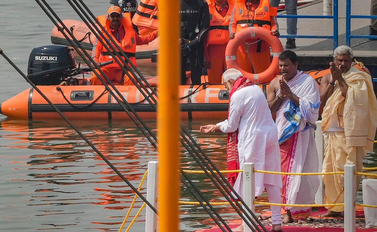 Ahead of the nomination, the Bharatiya Janata Party said in a post in hindi on X that the temple town of Kashi is once again ready to send its servant (PM Modi) to the Parliament