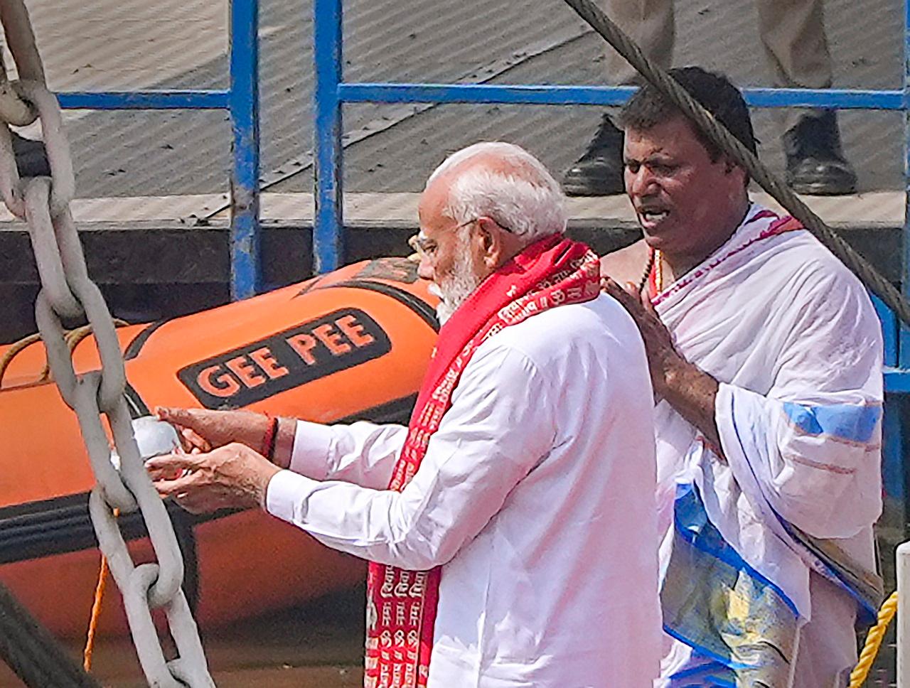 Security has been strengthened outside the office of the District Magistrate in Varanasi ahead of PM Modi's nomination