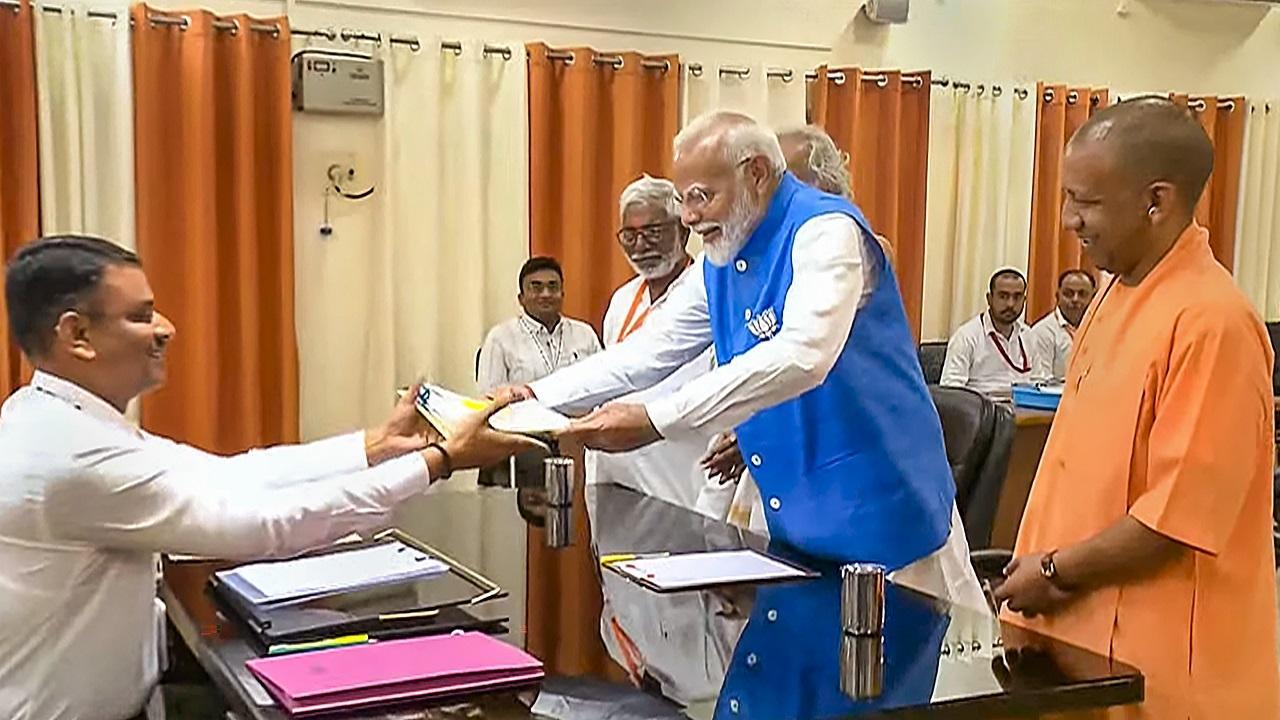 In Photos: PM Modi files nomination from Varanasi Lok Sabha seat
