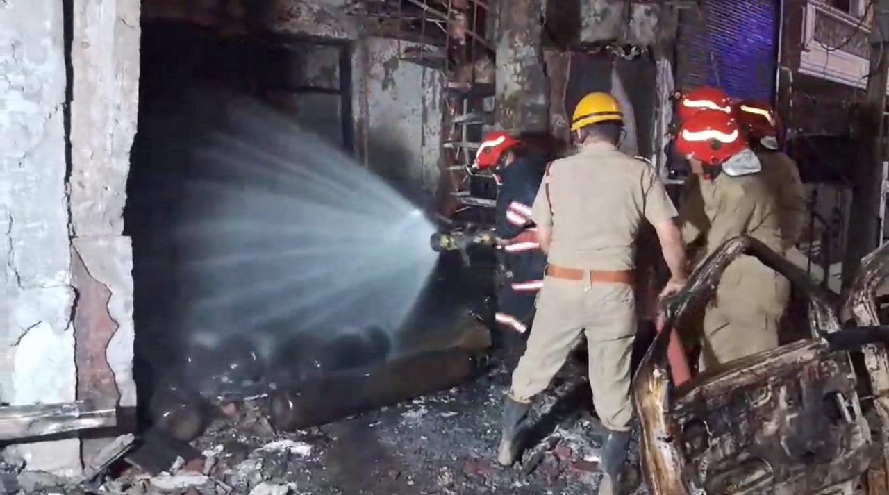 Sixteen fire tenders were pressed into service to douse the blaze, Divisional Fire Officer Rajendra Atwal said