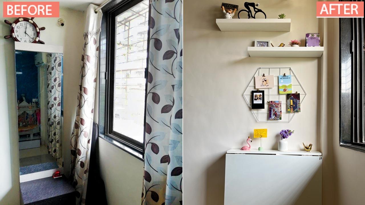 Drishti Sharma has also revamped corners in her home through it