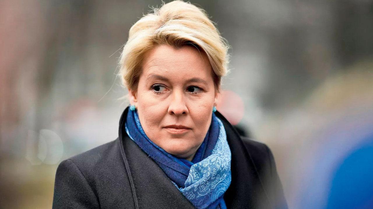 Berlin ex-mayor Franziska Giffey attacked in library
