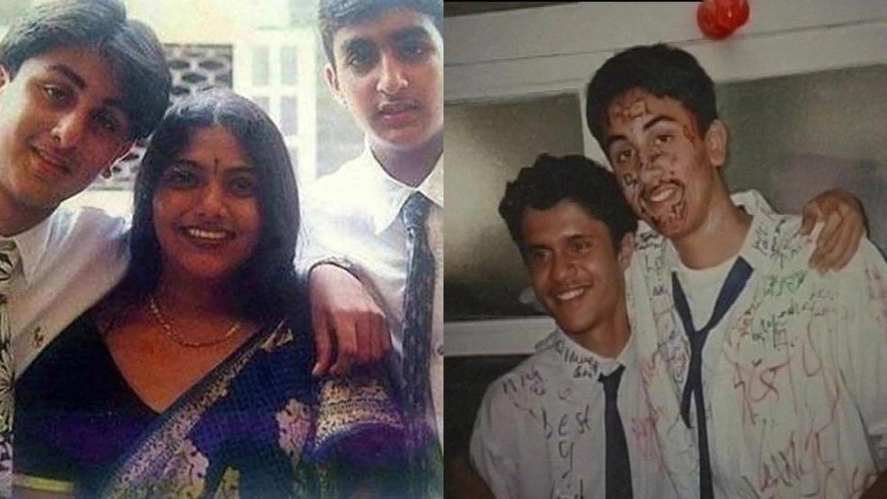 Ranbir Kapoor's pics with school friends go viral, netizens start guessing game