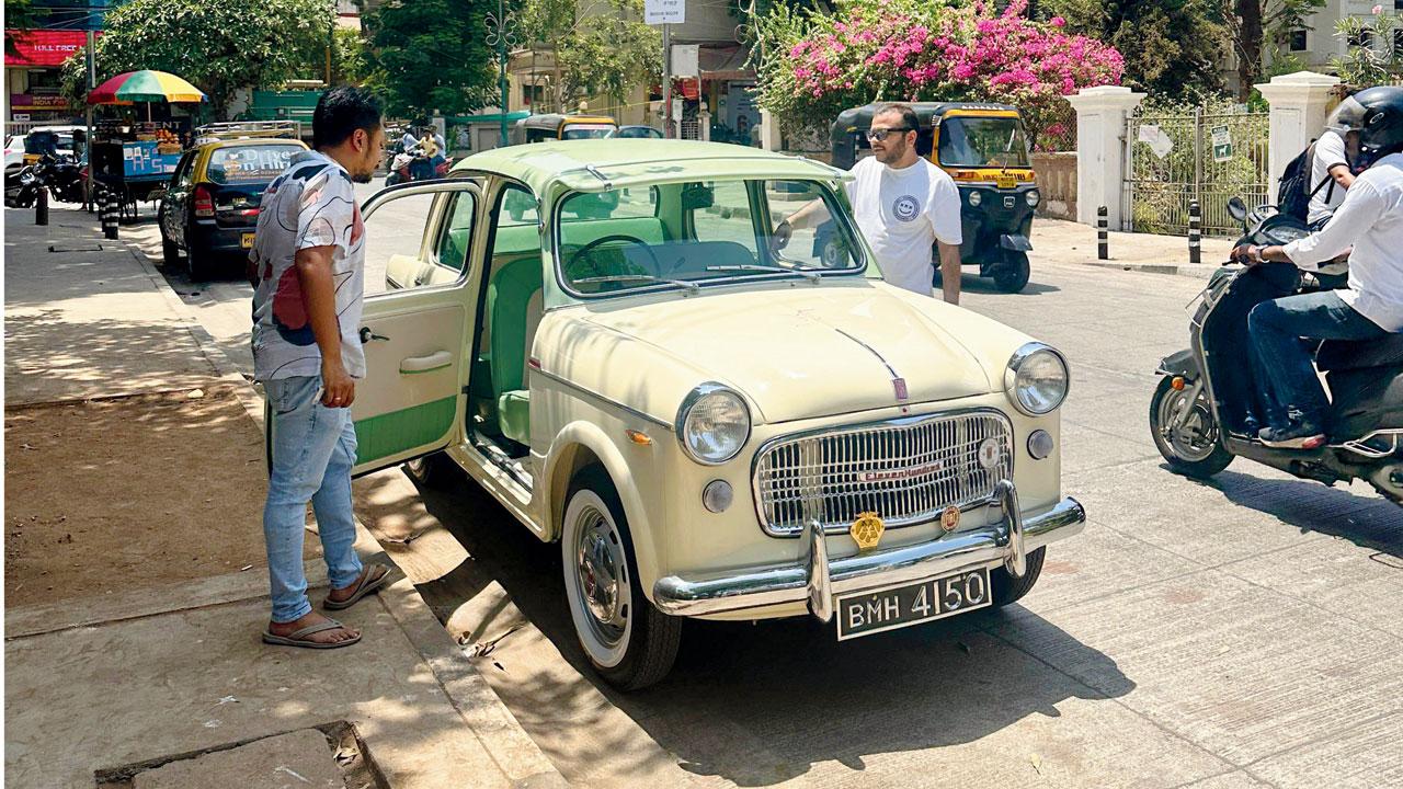 A restored 1961 Fiat Select will be exhibited at a meet this weekend