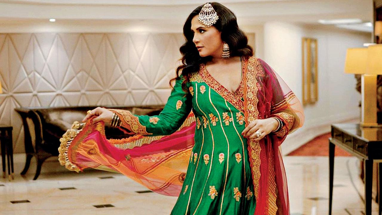 Richa Chadha wears stone-studded, ornate jewellery