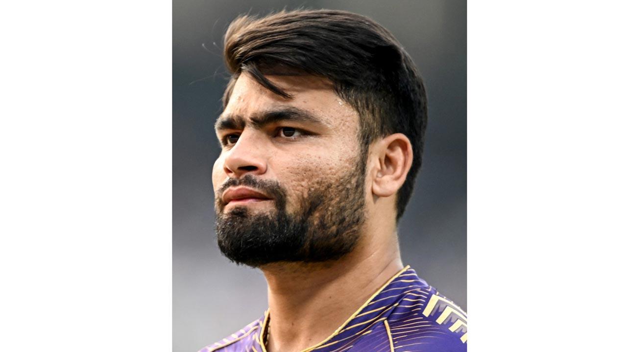 Kolkata Knight Riders` Rinku Singh is pictured during the Indian Premier League (IPL) Twenty20 cricket match. Pic/AFP