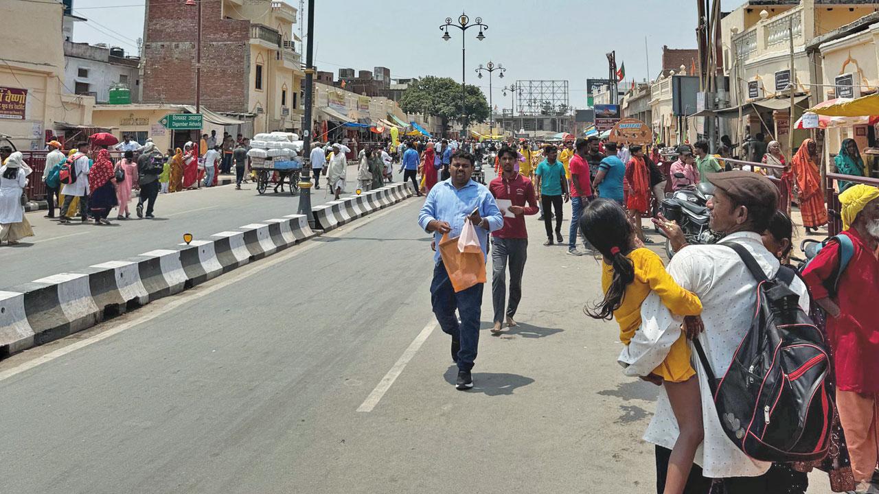 Ram Path, the stretch where shops were demolished. PICS/FAIZAN KHAN