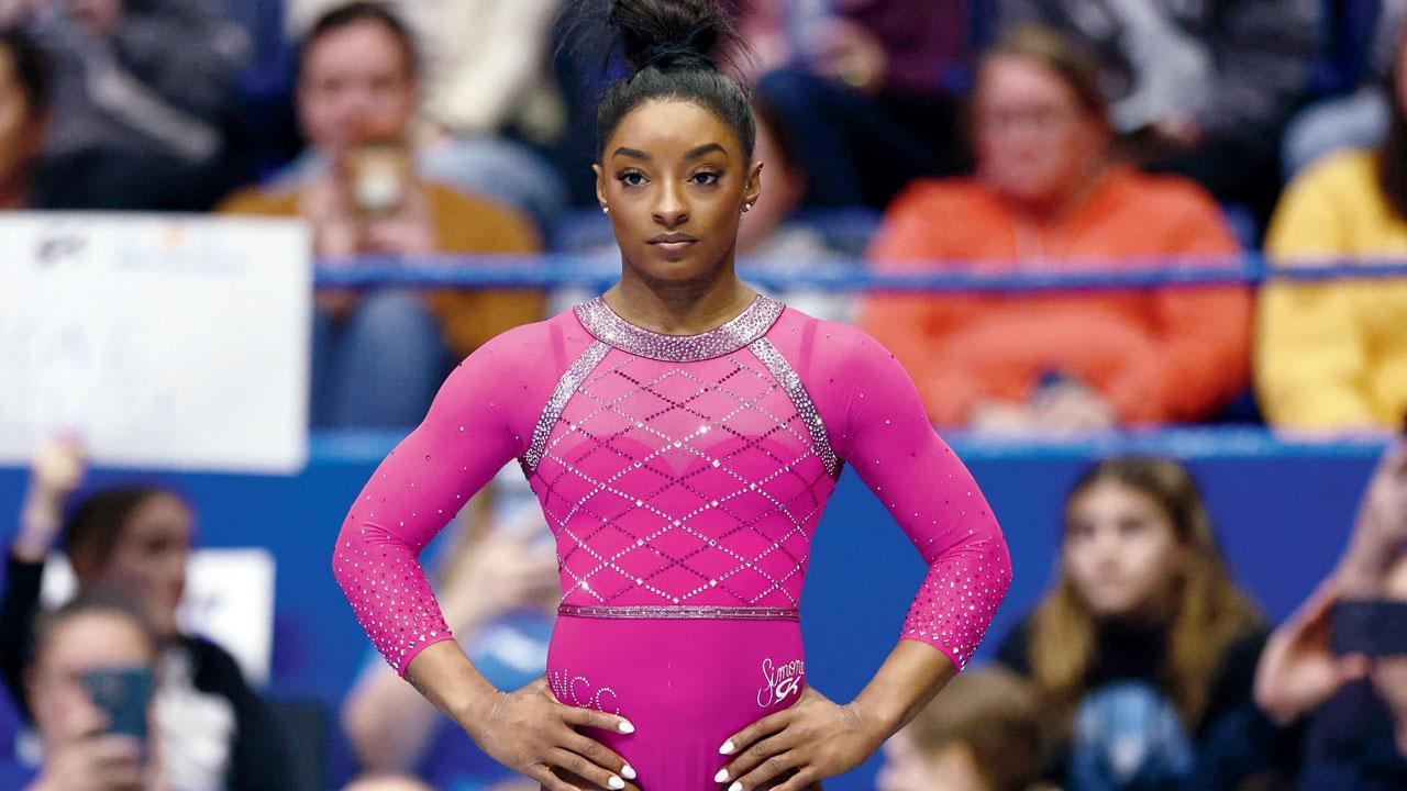 Biles launches Olympic year with victory at Core Hydration Classic