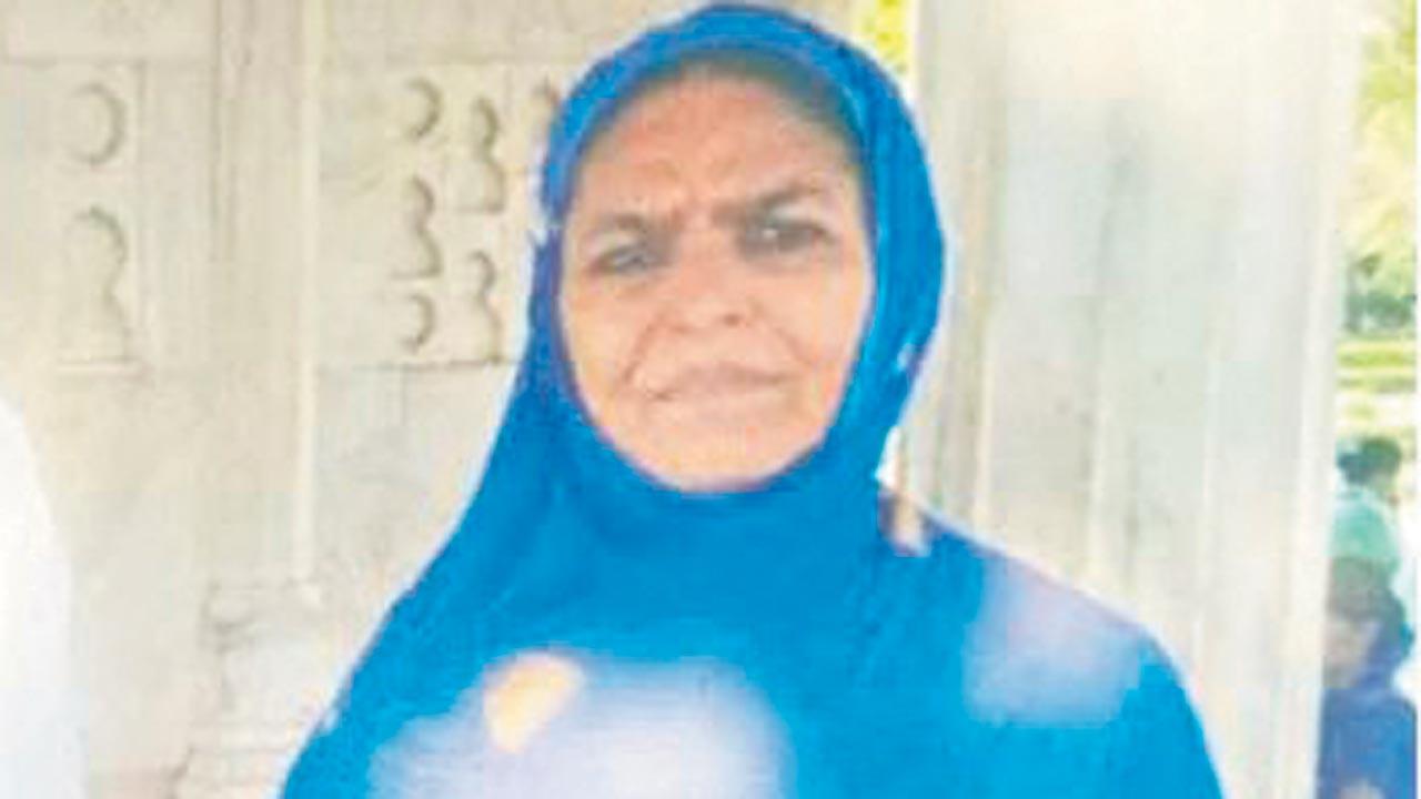 The victim Zubaida Shaikh