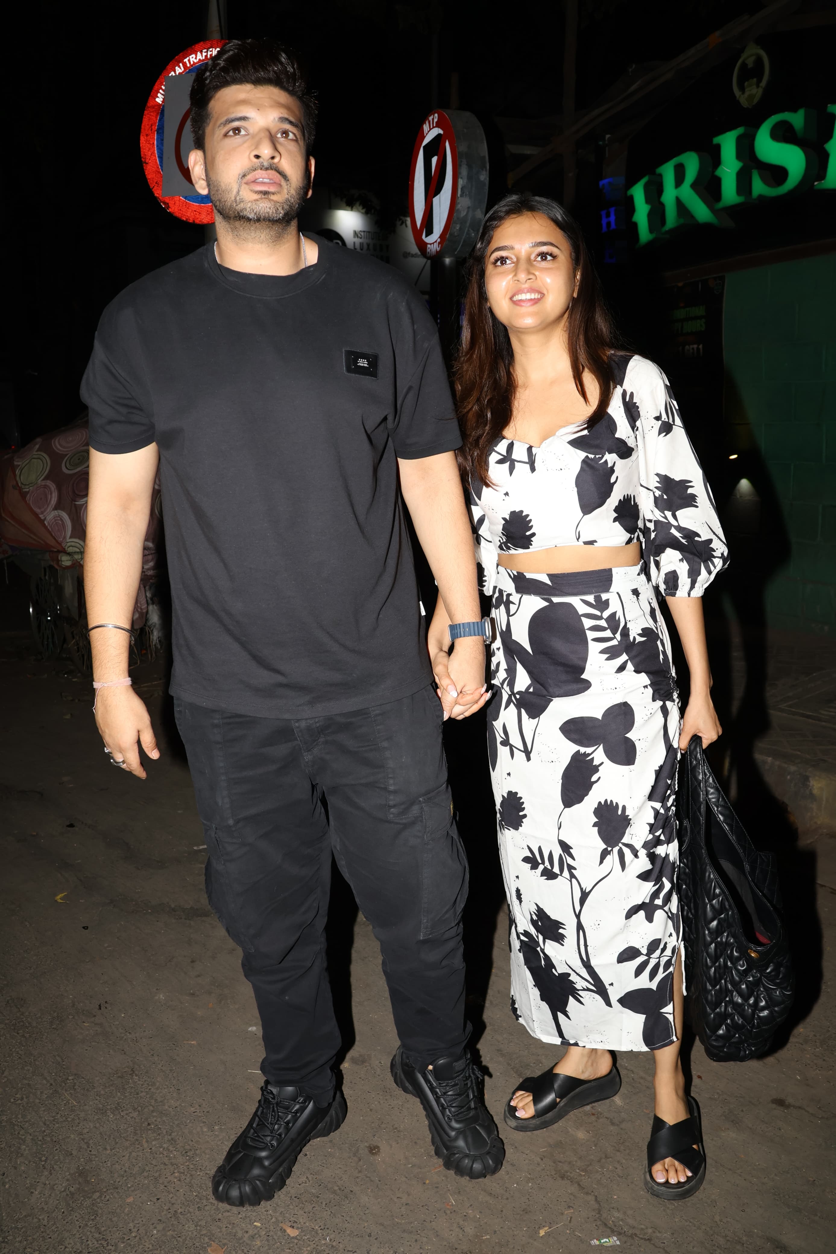 Tejasswi Prakash and Karan Kundrra were snapped together