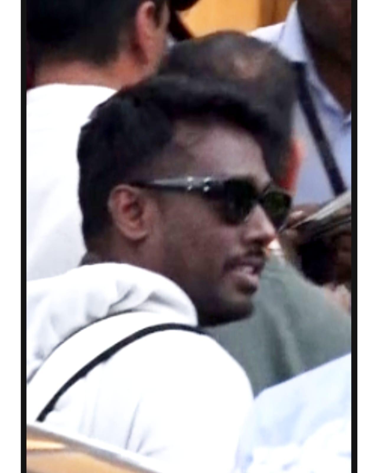 Ace director Atlee was also snapped jetting off from Mumbai