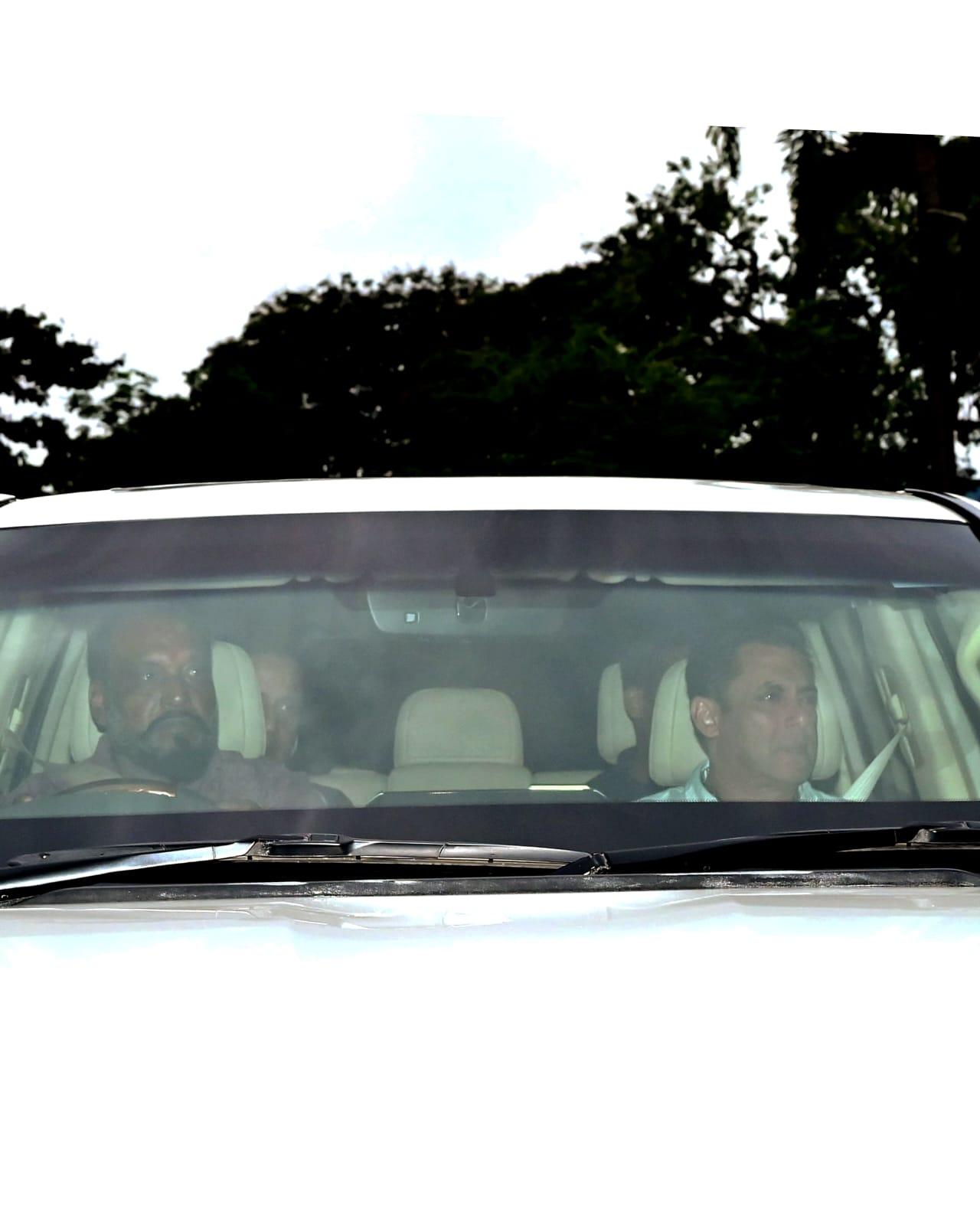 Salman Khan was snapped going to airport