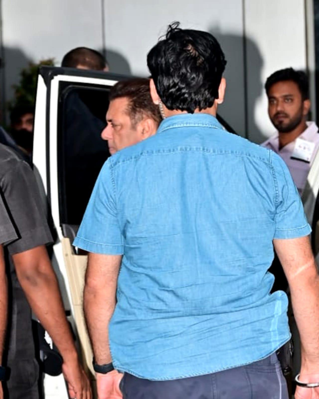 Salman Khan jetted off for Radhika Merchant and Anant Ambani's second pre-wedding festivities