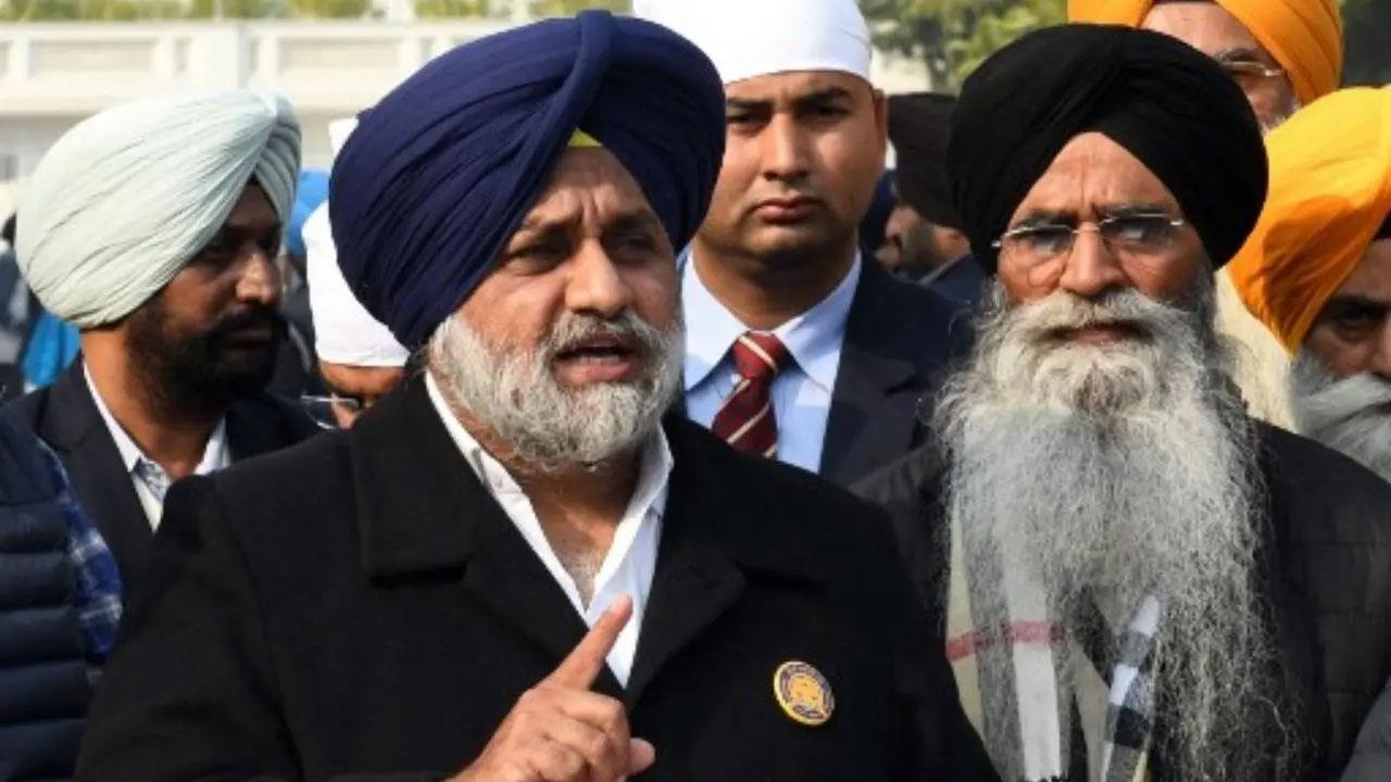 CM Mann allowed use of tear gas against Punjab farmers: Sukhbir Badal
