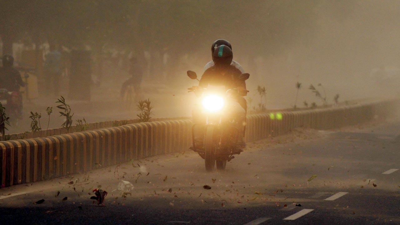 Delhi experienced a thunderstorm around the same time as Mumbai. The timing has left many scientist wondering if there is co-relation. Pic/Getty Images